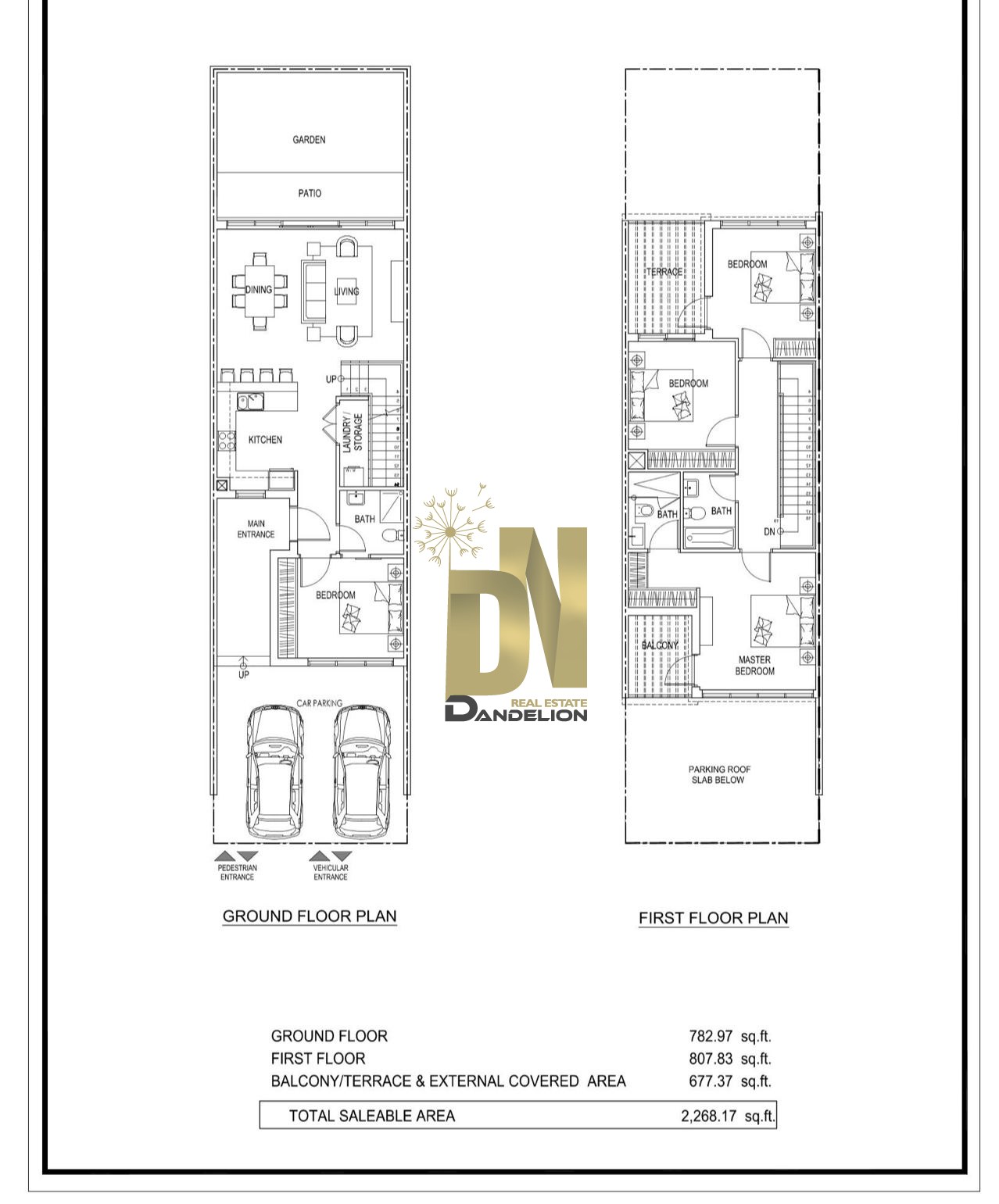 Ready 4 Bedroom Villa | Damac Santorini | Damac Lagoons - Community View — تصویر 14 از 14